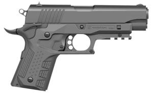 Recover Tactical CC3C-04 Grip & Rail System Gray Polymer Picatinny For Compact