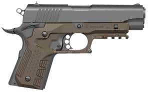 Recover Tactical Grip &amp; Rail System Tan Picatinny for 1911