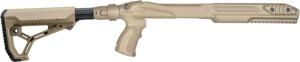 FAB Defense Ruger 10/22 Collapsible Stock Conversion Kit, Flat Dark Earth, M4 R10/22-FDE