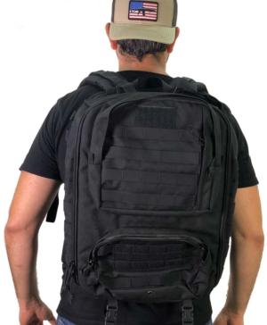 FAB Defense Masada Bulletproof Tactical Backpack Full Body Armor/Bulletproof Vest, Level IIIA, Black, Masada-Val-TAC