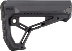 FAB Defense OPMOD AR-15/M4 Skeleton Style Buttstock For Mil-Spec/Commercial Tube, Grey, FX-GLCOREB-FAB Defense OPMOD Grey