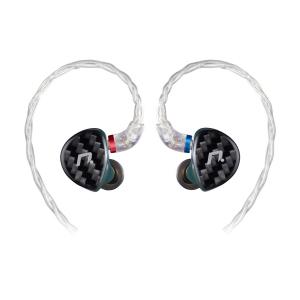 NXEars Sonata High-Performance AGL IEM Earphones with Silver Plated MMCX Cable (Midnight Green)