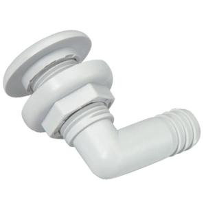 Johnson Pump 90 deg Thru Hull Connector 3/4, 3/4in, 75035-00