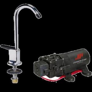 Johnson Pump Faucet/1.1GPH Pump Combo 12V, 61123