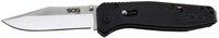 Flare Knife, 3.5" Folding Blade, Satin Finish, Glass Reinforced Nylon Handle With Steel Liners, Assisted Opening