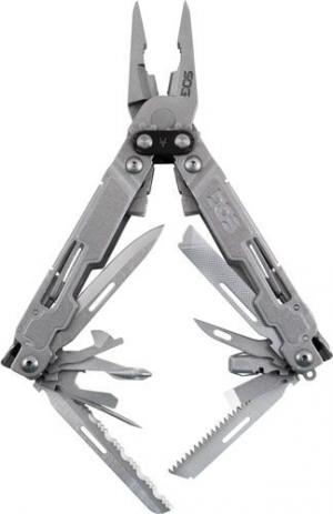 Sog Specialty Knives & Tools Sog Multi-tool Poweraccess Dlx Stonewash W/sheath/hex Bit Kit