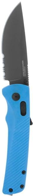SOG Specialty Knives & Tools Flash At - Civic Cyan - Partially Serrated - 11-18-04-41