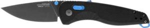 SOG Specialty Knives & Tools Adventurer LB Folding Knife, 3.5in, CRYO 5CR15MOV, Drop Point, Nordic Blue/Satin Blade, GRN Nordic Blue Handle, SOG13110357