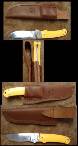 Moore Maker Drop Point Hunter 8.25" Yellow 3101UDP