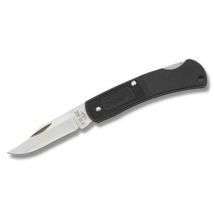 Bear & Son Executive Lockback 3" with Black Zytel Handle and 440 High Carbon Stainless Steel Plain Edge Blade Model 726