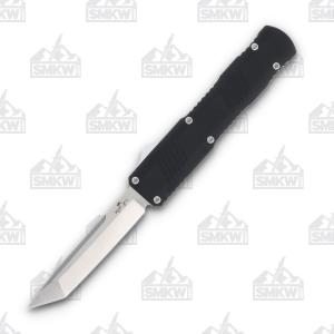 Bear & Son Bear OPS Out-the-Front Automatic Knife (Bead Blasted Tanto, Black)