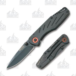 Bear and Son Bear Edge Backpackers Framelock 440 Stainless Steel Black Stainless Steel Handle