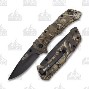Bear Edge 120 Mossy Oak 440 Blade Aluminum Handle