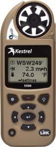 Kestrel 5500 Weather Meter with LiNK + Vane Mount, Desert Tan, 0855LVTAN