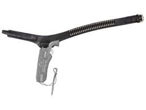 Triple K 110 Wyoming Western Single Holster Drop-Loop Cartridge Gun Belt - 853939
