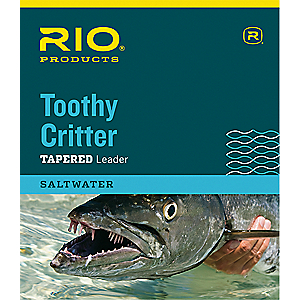 RIO Toothy Critters Tapered Leaders - Silver - 20 lb.