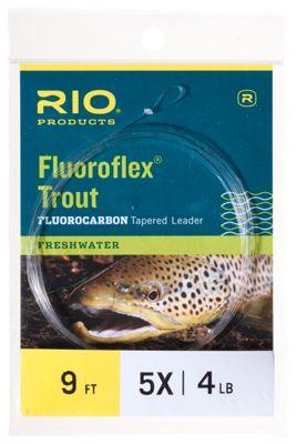 RIO Fluoroflex Tapered Leaders - 3X