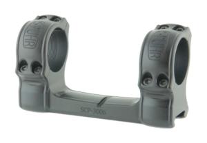 Spuhr Picatinny Aesthetic Mount w/Classic Rings, 0 MOA, Dia 30mm, H 34mm, Black, SCP-3006A