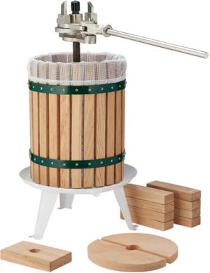 Roots & Harvest Fruit & Wine Press, Wood, Large, 956