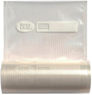 LEM Products MaxVac Vacuum Bag Roll, 11inx16ft, 2 count, Clear, 1390