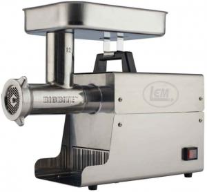 LEM Products Big Bite #12 0.75HP Stainless Steel Electric Grinder, Stainless, 17801