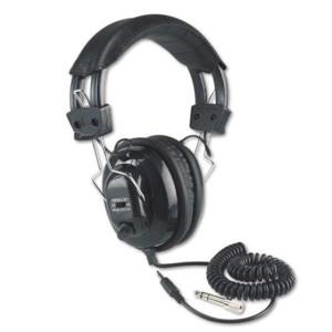 AmpliVox Deluxe Stereo Headphones w/Mono Volume Control, Black, SL1002