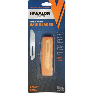 Havalon Knives SBC3 Piranta Saw 3pk W/Holder Fixed Blade Knife