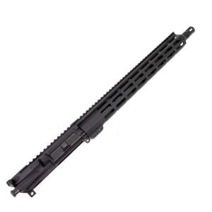 Andro Corp Industries AR-15 Complete M-LOK Upper Receiver with Flash Hider Assembly, .300BLK, 24.75in, 16in Barrel, Medium, Pistol Length, 1-7 Twist, 5/8x24 Thread, A2, Anodized, Black, U30016