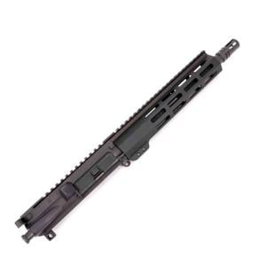 Andro Corp Industries AR-15 Complete M-LOK Upper Receiver with Flash Hider Assembly, .300BLK, 18in, 10in Barrel, Medium, Pistol Length, 1-7 Twist, 5/8x24 Thread, A2, Anodized, Black, U30010
