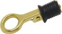 SS 1" BRASS DRAIN PLUG-SNAP