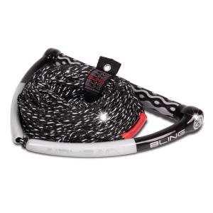 Airhead Bling Stealth Wakeboard Rope/5 Section, 75ft, AHWR-11BL