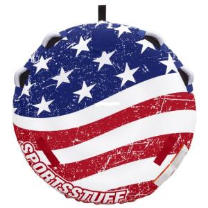 Airhead Stars &amp; Stripes Deck Tube American Flag with Rope &amp; Pump