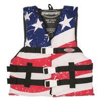 Sportstuff Stars &amp;amp; Stripes Life Jacket, Universal PFD