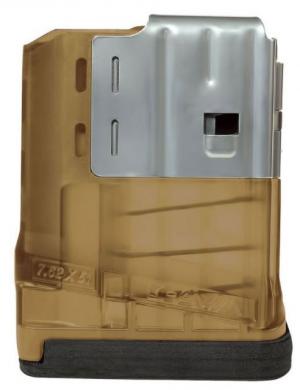 Lancer L7AWM 5 Round Magazine Translucent Dark Earth L7-05-TDE-5RD