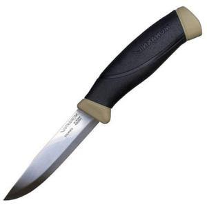 Morakniv Companion Fixed Blade Knife, Rubber Handle - Desert