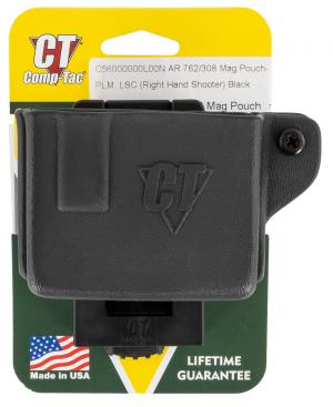 Comp-Tac C56000000LBKN AR  Single 308 Win,7.62x51mm NATO Black Kydex