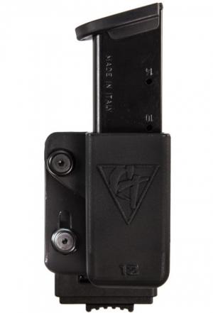 High Speed Gear Single Mag PLM OWB Kydex Pouch, number 4, Glock 9/40, .45 GAP-RSC, Left Hand, Black, C62204000RBKN