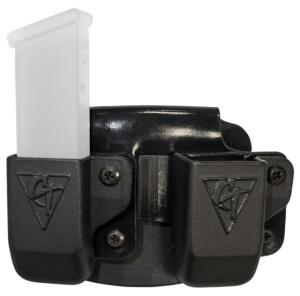 Comp-Tac Twin Paddle Mag OWB Kydex, Size 21 - CZ P - 01, SP - 01, Left Hand, Black, C62421000LBKN