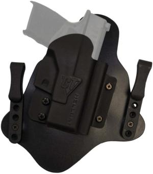 Comp-Tac Spartan IWB Hybrid Holster- Single Layer Backing, Sig - M11A1, Right Hand, Standard Clip, Black, C231SS154RBSN
