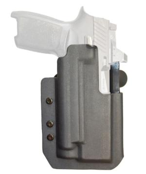 Comp-Tac International for Guns with Light OWB Holster, Glock - 17 Gen5 with Olight PL2/Pro, Right Hand, Black, C457GL334RBKN
