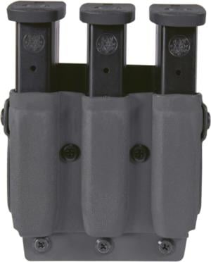 High Speed Gear Triple Mag Pouch, PLM,Sig P320 9mm/.40,S&W M&P 9mm/.40, IWI Masada, Canik TP9SF,SFX, Wolf Gray, 42P213WG