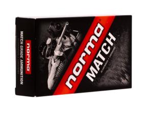 Norma Match Ammunition 6.5mm Creedmoor 130 grain Golden Target Boat Tail Hollow Point Brass Cased Centerfire Rifle Ammo, 20 Rounds, 10166312