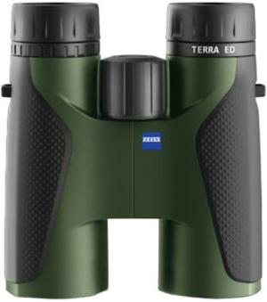 Zeiss Terra ED 10x42 Waterproof Binoculars with Anti-Reflective Coating in Black Velvet Green/Grey