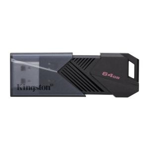 Kingston DataTraveler Exodia Onyx 64GB USB 3.2 Gen 1 Flash Drive with Sleek Moving Cap in Matte Black