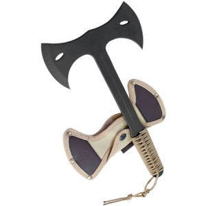 Condor 140214 Throwing Axe Double Bit Canvas with Tan Cord Wrapped Handle
