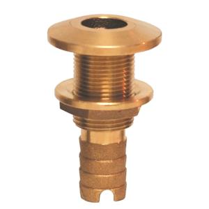 GROCO Bronze Hose Barb Thru-Hull Fitting - 1-1/8, HTH-1125