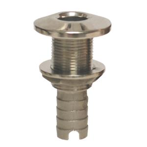 GROCO Stainless Steel Hose Barb Thru-Hull Fitting - 1-1/8, HTH-1125-S
