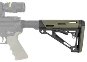 Hogue 15240 AR-15 Rifle Collapsible Buttstock Mil-Spec Polymer OD Green