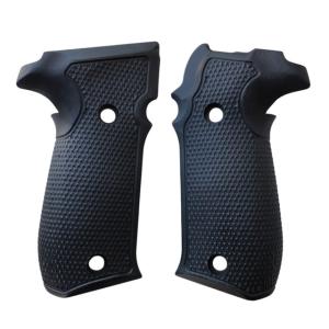 Hogue SIG Sauer P226 Contour Classic Grip, Inverse Checkered, G10 Gmascus, Solid Black, 20159