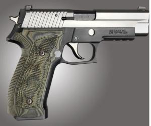 Hogue SIG Sauer P226 DA/SA Magrip Piranha Grip G10, G-Mascus Green, Green 23138